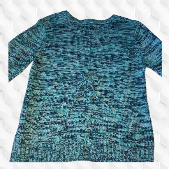 PS Brand Girls Size 14 Dark Teal Long Sleeve Sweater with add on scarf - Picture 2 of 4